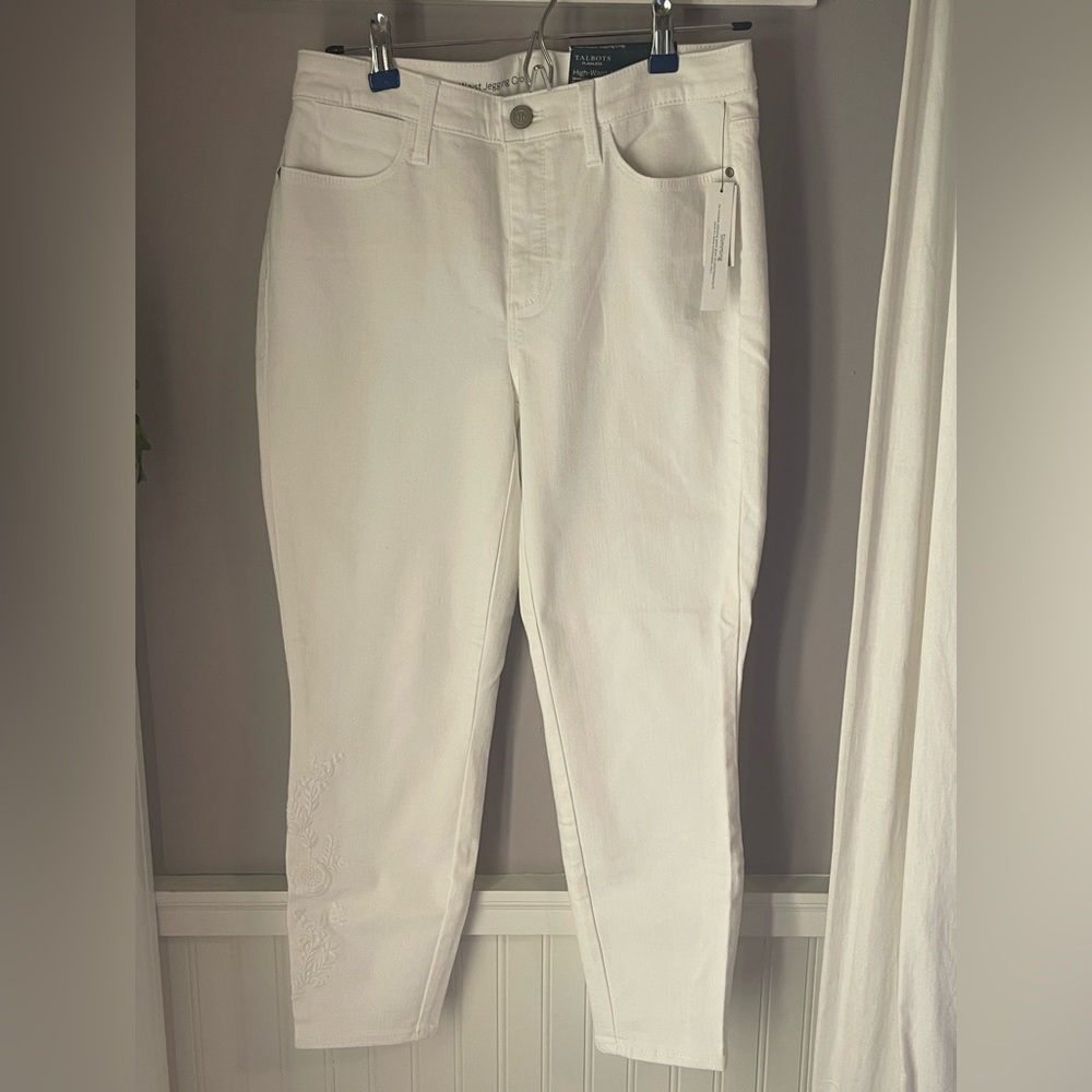 High waist cropped jegging